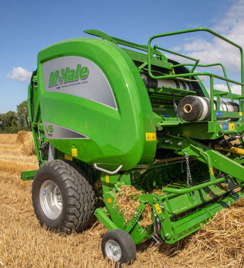 Прес підбирач із камерою змінного об'єму McHale V6740