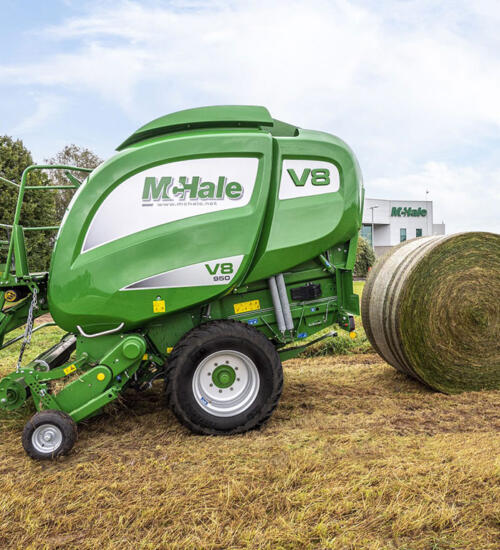 Прес підбирач із камерою змінного об'єму McHale V8950